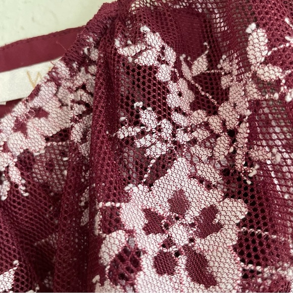 Wayf Red Plunge Neck Maxi Dress with Flutter Sleeves - Picture 12 of 15